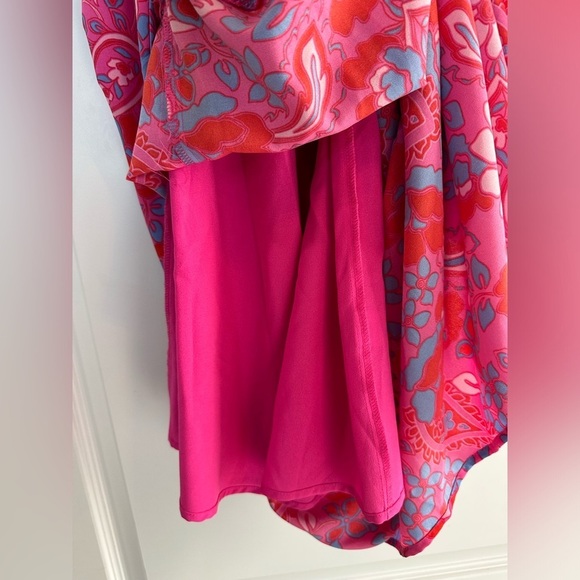 Sugar Lips Sao Paulo Smocked One Shoulder Lys Maxi Dress Large - Picture 5 of 5